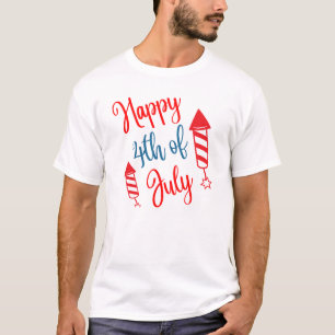 4. Juli und Feuerwerk T-Shirt