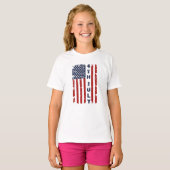 4. Juli und Torn-US-Flagge T-Shirt (Vorne ganz)