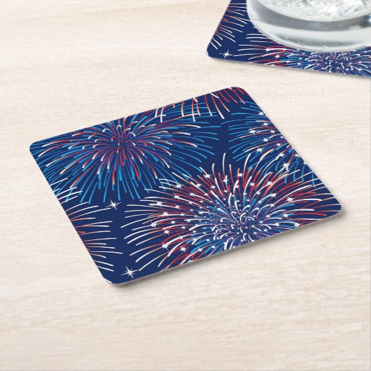 4. Juli Untersetzer (angewinkelt)