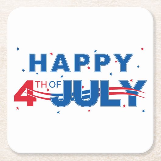 4. Juli Untersetzer (Vorderseite)