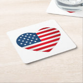 4. Juli Untersetzer (angewinkelt)