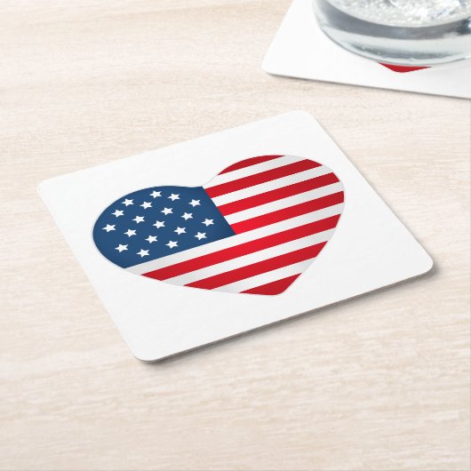 4. Juli Untersetzer (angewinkelt)