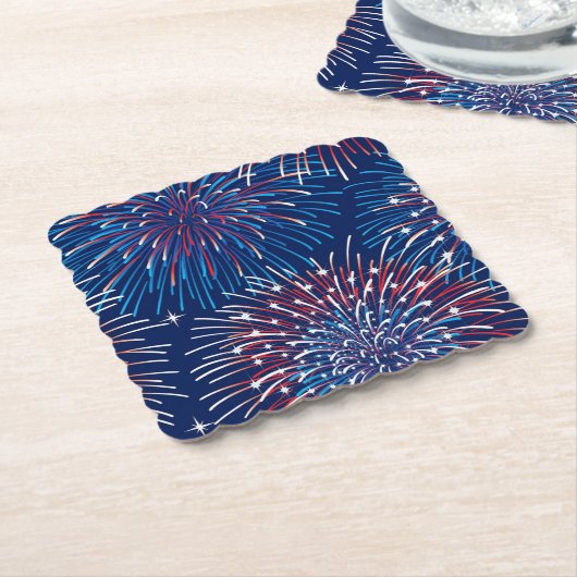 4. Juli Untersetzer (angewinkelt)