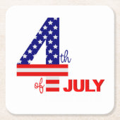 4. Juli Untersetzer (Vorderseite)