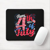 4. Juli US Flag American 4. Juli Ind. Mousepad (Mit Mouse)