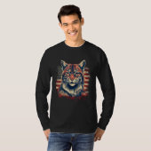 4. Juli US-Flagge Bobcat 1 T-Shirt (Vorne ganz)