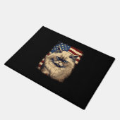 4. Juli US-Flagge Himalayan Katze Fußmatte (Schrägansicht)