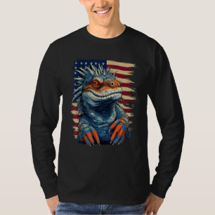 4. Juli US-Flagge Leguan 1 T-Shirt