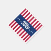 4. Juli US Flagge Napkins Serviette (Ecke)