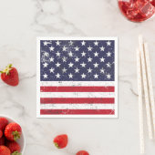 4. Juli US Flagge Napkins Serviette (Beispiel)
