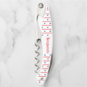 4. Juli US Flagge Rot Weiß und Blau Kellnermesser (Vorderseite)