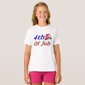 4. Juli US Flagge T-Shirt (Vorne ganz)