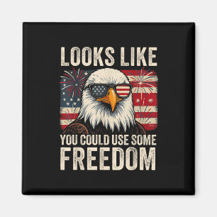 4. Juli US-Flaggen-Meme sieht so aus, als könnten Magnet