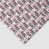 4. Juli USA 250. Jahrestag Halbjahr Seidenpapier (Detail)