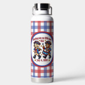4. Juli USA 250. Jahrestag Halbjahr Trinkflasche (Rückseite)