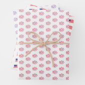 4. Juli USA Feuerwerk Geschenkpapier Set (Beispiel)