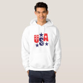 4. Juli USA Flag Freiheit Geschenke Hoodie (Vorne ganz)