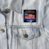 4. Juli USA-Flagge #3 Button (Beispiel)