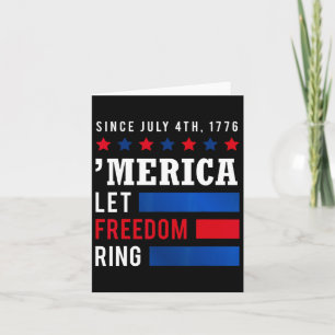 4. Juli USA Flagge Amerika Lasse Freiheitsring Karte