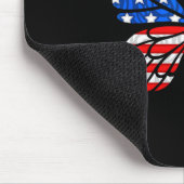 4. Juli USA Flagge Amerika Schmetterling Mousepad (Ecke)