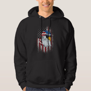 4. Juli USA-Flagge Amerikanischer Patriotischer Ad Hoodie