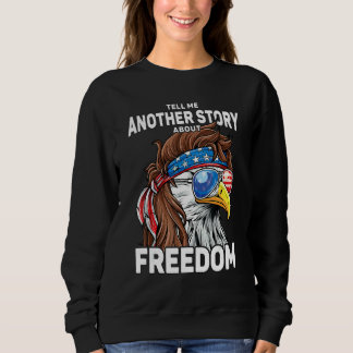 4. Juli USA-Flagge Freiheit Patriotischer Weißkopf Sweatshirt