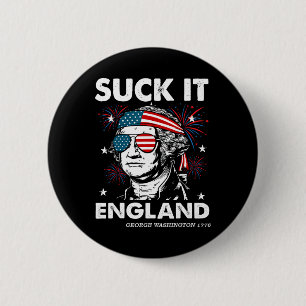 4. Juli USA-Flagge Ich bin ein Vater, Großvater un Button