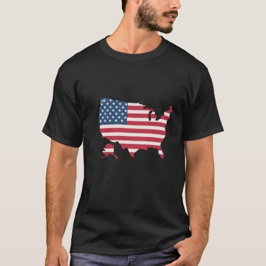 4. Juli USA Flaggen Freiheit Geschenke Hoodie T-Shirt (Vorderseite)