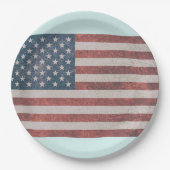 4. Juli USA Flaggen PARTY PAPER TELLER (Vorderseite)