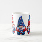 4. Juli USA Gnomes Kaffeetasse (Mittel)