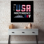 4. Juli - USA Independence Day Design Poster