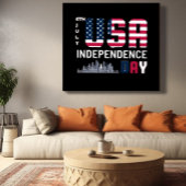 4. Juli - USA Independence Day Design Poster