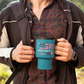 4. Juli - USA Independence Day Design Reisebecher