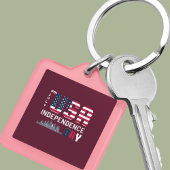 4. Juli - USA Independence Day Design Schlüsselanhänger