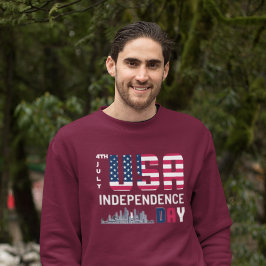 4. Juli - USA Independence Day Design Sweatshirt