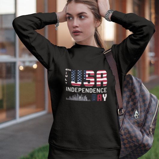 4. Juli - USA Independence Day Design Sweatshirt
