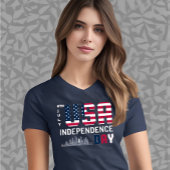 4. Juli - USA Independence Day Design T-Shirt
