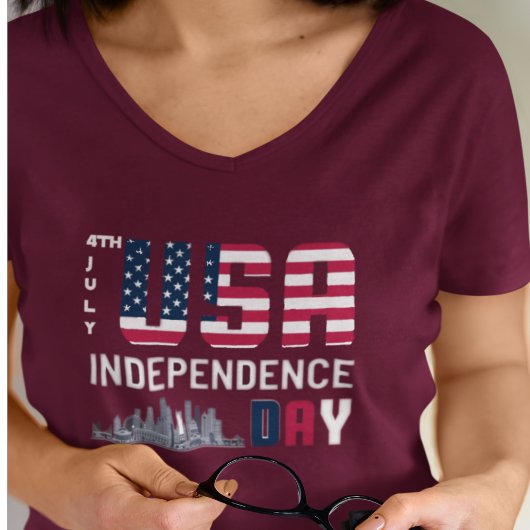 4. Juli - USA Independence Day Design T-Shirt