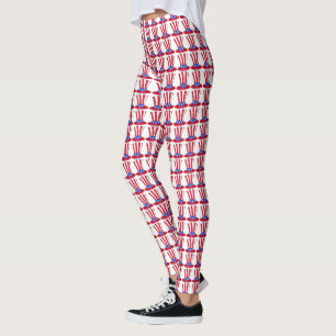 4. Juli USA Patriotic Stars Stripes Uncle Sam Leggings