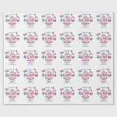 4. Juli USA | Realtor Marketing Custom Geschenkpapier (Flach)