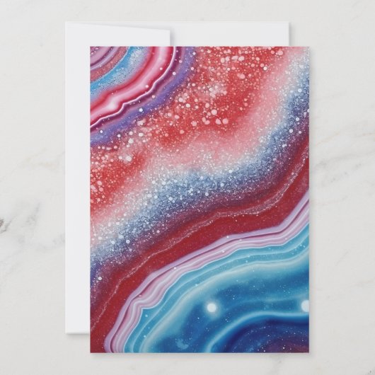 4. Juli USA Summer Pool Party Einladung (Rückseite)