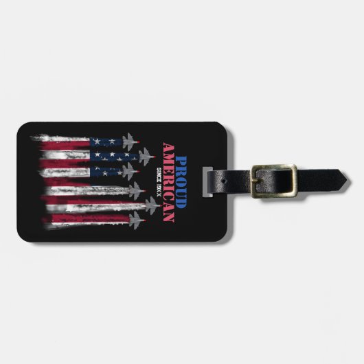 4. Juli USA Unabhängigkeitstag Geschenk Gepäckanhänger (Vorderseite horizontal)