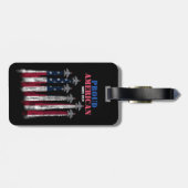 4. Juli USA Unabhängigkeitstag Geschenk Gepäckanhänger (Rückseite horizontal)