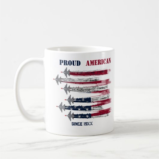 4. Juli USA Unabhängigkeitstag Geschenk Kaffeetasse (Links)