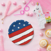 4. Juli Veranschaulichung 4. Juli Unabhängigkeit Pappteller (Party)