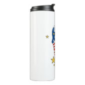 4. Juli Veranschaulichung 4. Juli Unabhängigkeit Thermosbecher (Nach links gedreht)