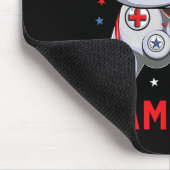 4. Juli Video Game American Flag Uncle Sam Gam Mousepad (Ecke)
