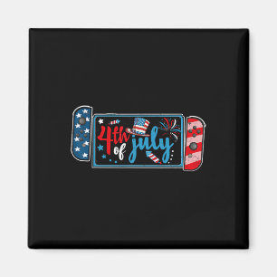 4. Juli Videospiel Amerikanischer Gamer Kinder Jun Magnet