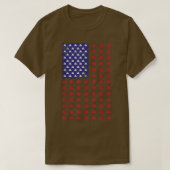 4. Juli Videospiel Gamer 80er Arcade USA Flag K T-Shirt (Design vorne)