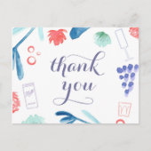 4. Juli vielen Dank Postcard, US Flagge Postkarte (Vorderseite)